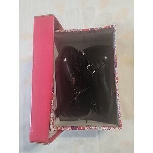 Josmo Infant Girls Dress Shoes Size 3 M Black Hook & Loop New with Box